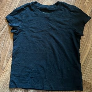 Everlane XS Black Baby Tee
